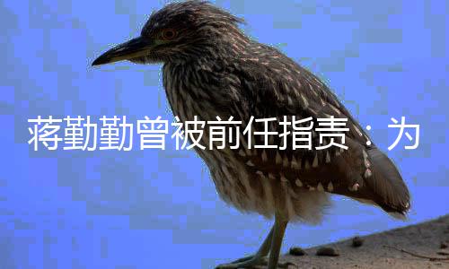 被前么以任指朋友为什责蒋勤有男勤曾前会